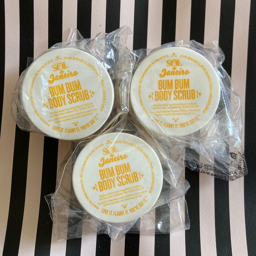 (3) Bum Bum Body Scrubs